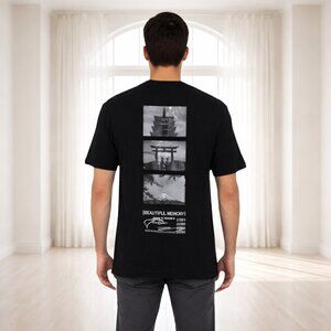 2 for $15 Streetwear Aesthetic! Men's XL Shein Black Tokyo Japan Graphic Tee